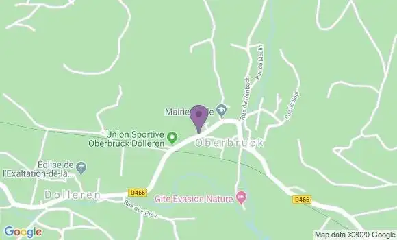 Localisation Oberbruck Ap - 68290