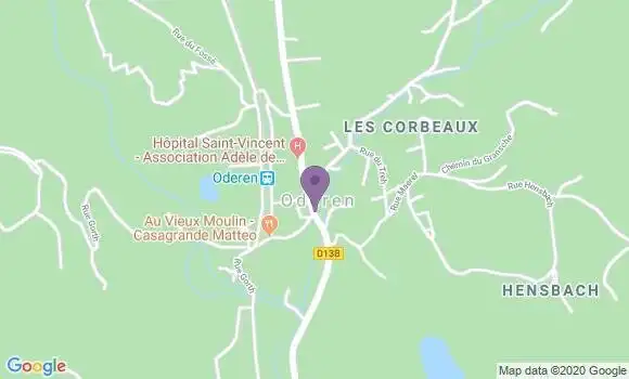 Localisation Oderen Bp - 68830