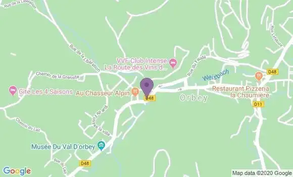 Localisation Orbey Bp - 68370
