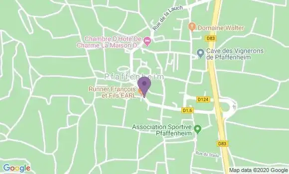Localisation Pfaffenheim Ap - 68250