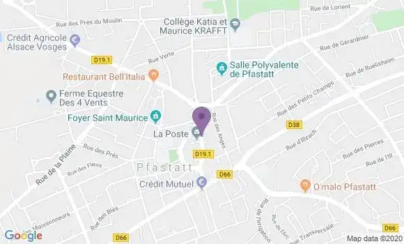 Localisation Pfastatt - 68120