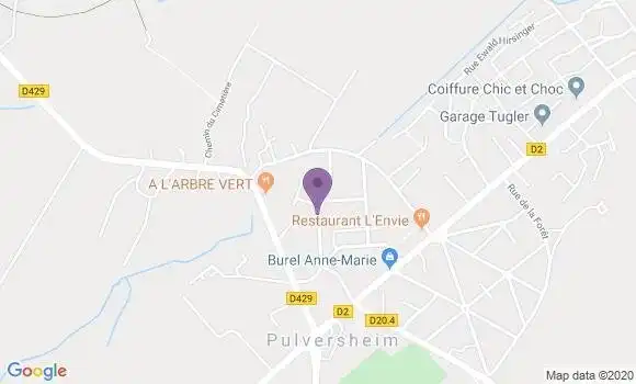 Localisation Pulversheim Bp - 68840