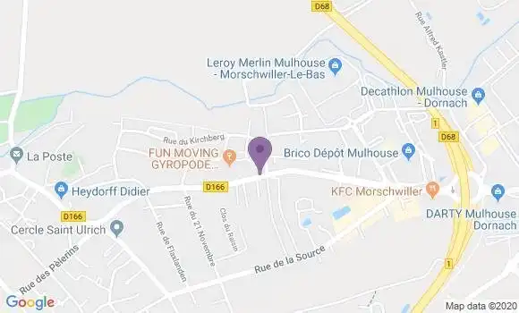Localisation Reiningue Bp - 68950