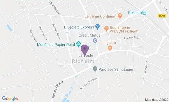 Localisation Rixheim Bp - 68170