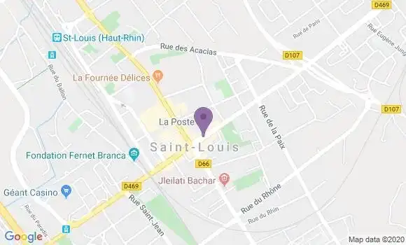 Localisation Saint Louis - 68300