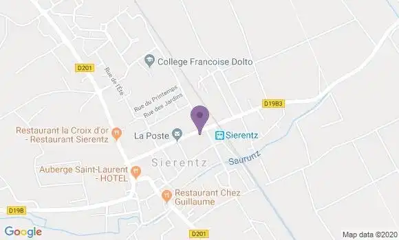 Localisation Sierentz Bp - 68510