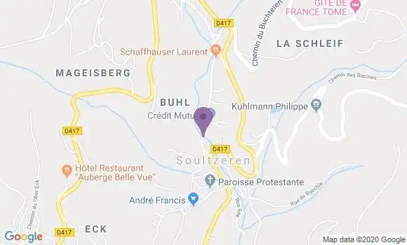 Localisation Soultzeren Bp - 68140