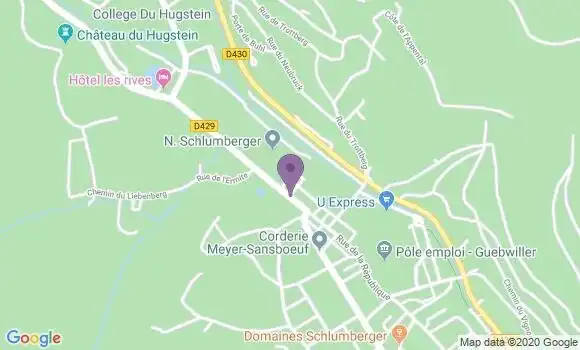 Localisation Soultzmatt Bp - 68570