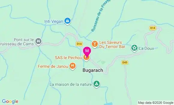 Localisation Bugarach - 11190