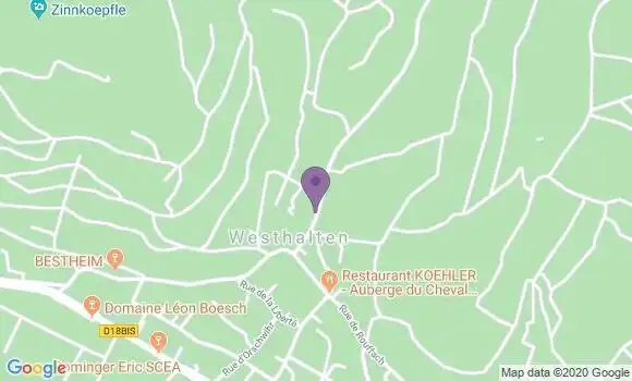 Localisation Westhalten Ap - 68250