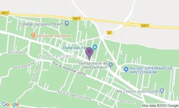 Localisation Wintzenheim Bp - 68920