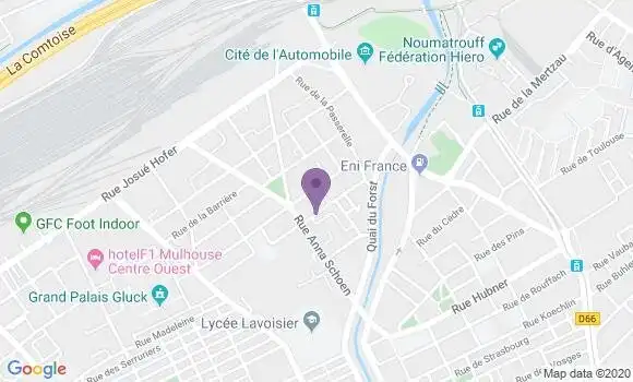 Localisation Mulhouse Doller Bp - 68200