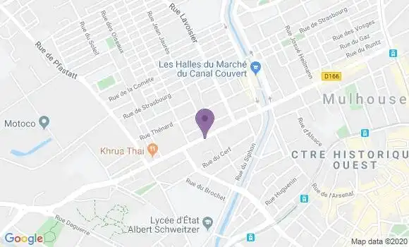 Localisation Mulhouse Briand Bp - 68200