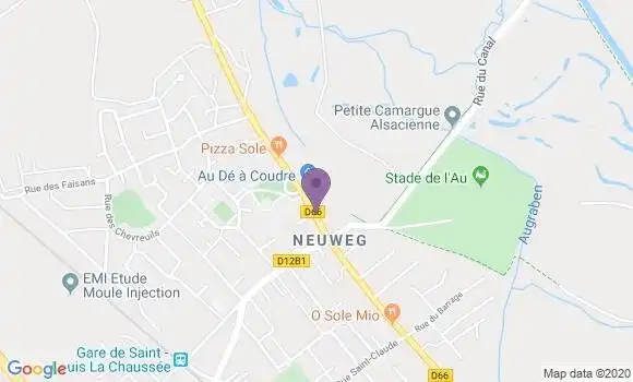 Localisation Saint Louis Neuweg Bp - 68300