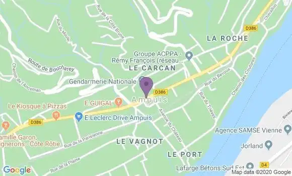 Localisation Ampuis Bp - 69420