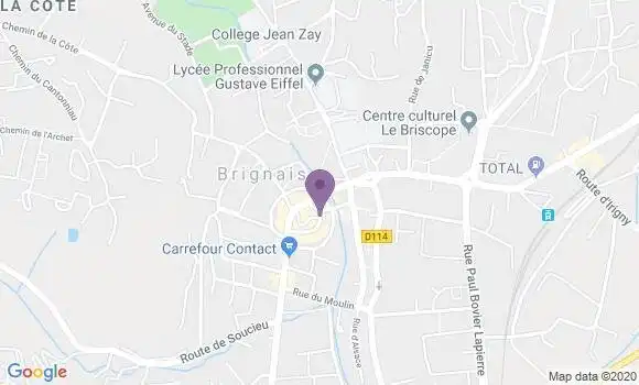 Localisation Brignais - 69530