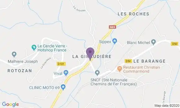 Localisation Brussieu Ap - 69690