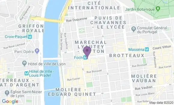 Localisation Lyon Foch Bp - 69006