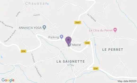 Localisation Chaussan Ap - 69440