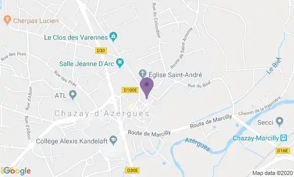 Localisation Chazay d