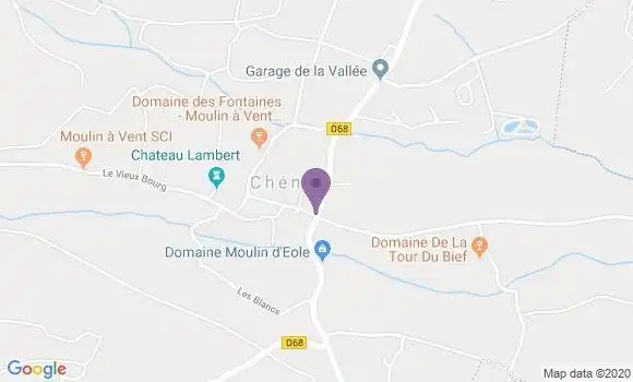 Localisation Chenas Ap - 69840
