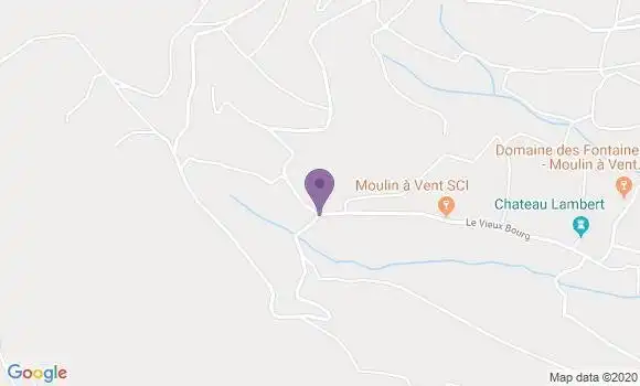 Localisation Chiroubles Ap - 69115