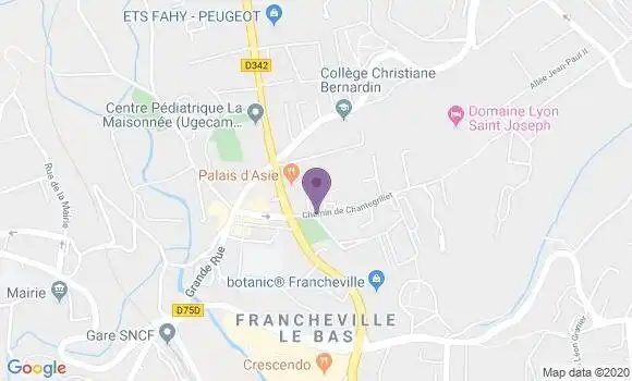 Localisation Francheville - 69340