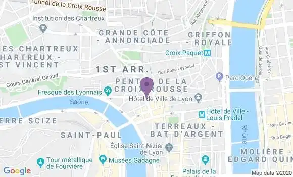 Localisation Lyon la Martiniere Bp - 69001