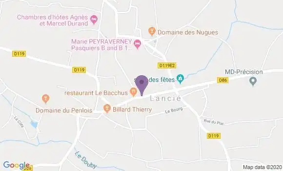 Localisation Lancie Ap - 69220