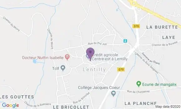 Localisation Lentilly Bp - 69210