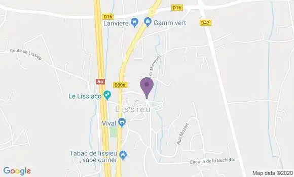Localisation Lissieu Bp - 69380
