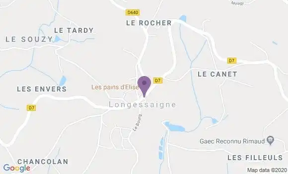 Localisation Longessaigne Ap - 69770