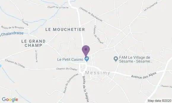 Localisation Messimy Bp - 69510