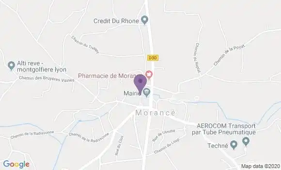 Localisation Morance Bp - 69480
