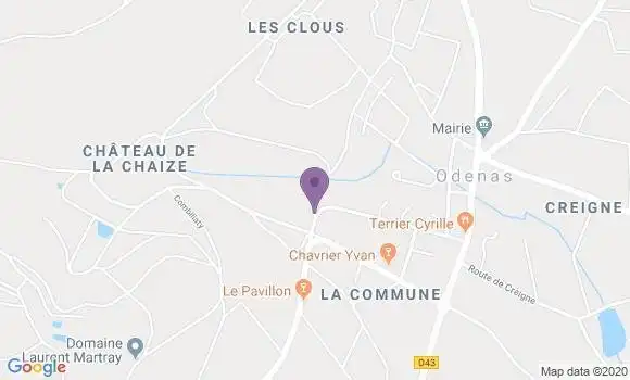 Localisation Le Perreon Bp - 69460