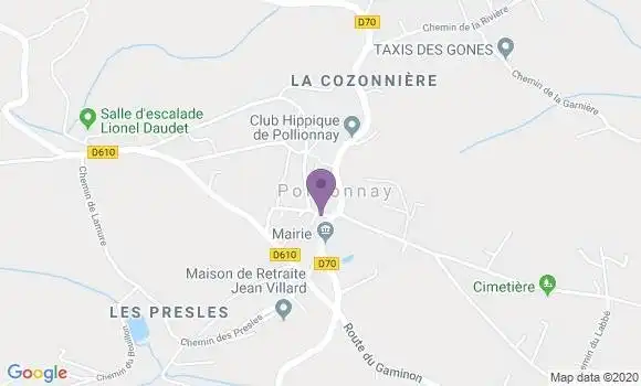 Localisation Pollionnay Ap - 69290