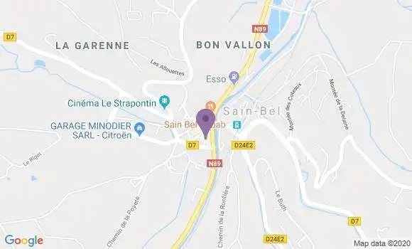 Localisation Sain Bel Bp - 69210