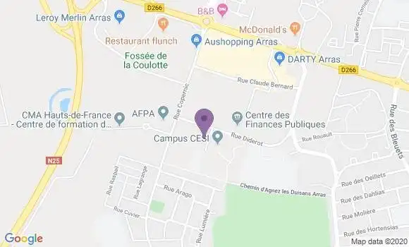 Localisation Ste Catherine Ap - 69440