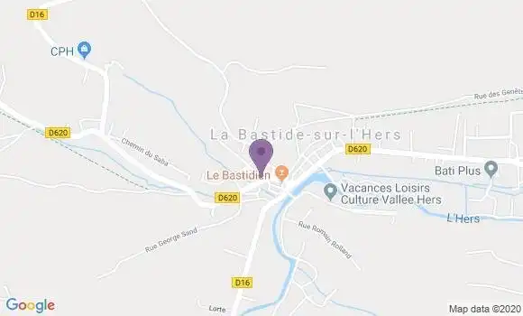 Localisation La Bastide sur l