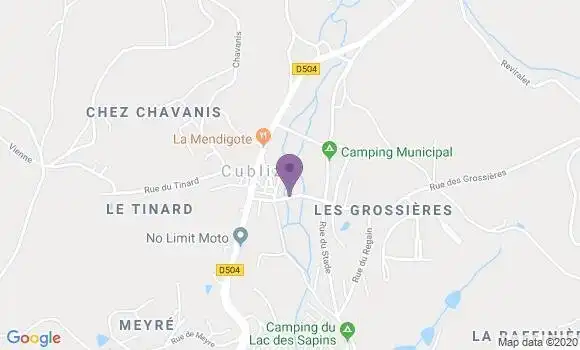 Localisation St Jean la Bussiere Ap - 69550