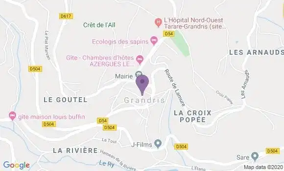 Localisation St Just d