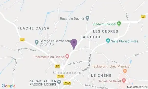 Localisation St Maurice sur Dargoire Bp - 69440