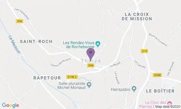 Localisation Theize Bp - 69620