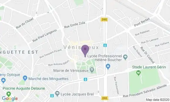 Localisation Venissieux Pal - 69200