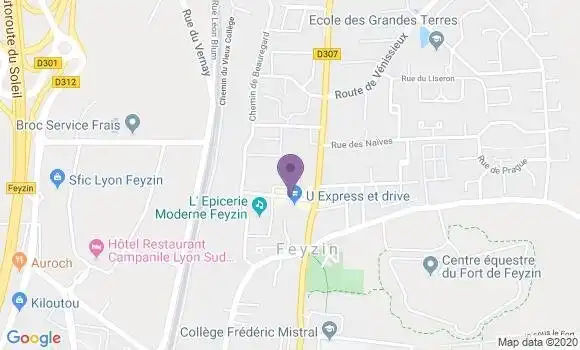 Localisation Feyzin - 69320