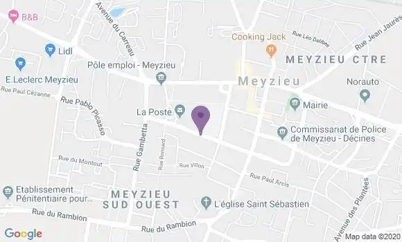 Localisation Meyzieu - 69330