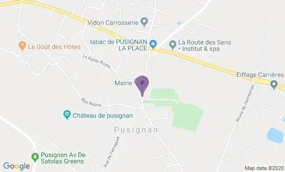 Localisation Pusignan Bp - 69330