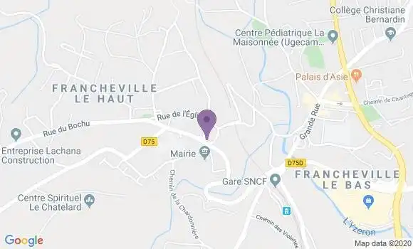 Localisation Francheville a Bp - 69340