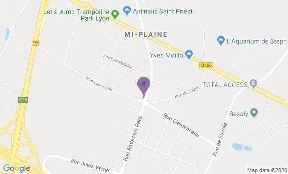 Localisation St Priest Bp - 69800