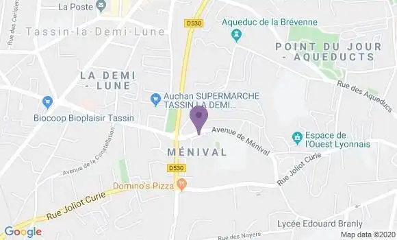 Localisation Lyon Battieres Menival Ap - 69005